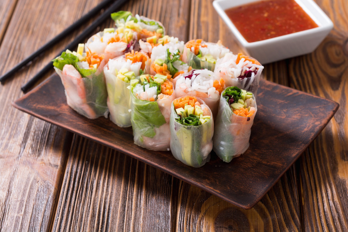 Vietnamese spring rolls